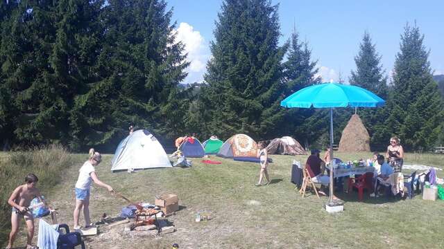 Кемпинги Camping Nad Karpatamy Hrobyshche-19